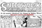 geef €1000 voor stripblad Sneeuwvlok Meuldijk 1945 1946 1947, Gelezen, Eén stripboek, Ophalen of Verzenden, Wim Meuldijk
