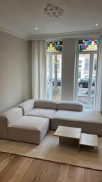 Westwing Lennon Hoekbank - Beige, Ophalen, Zo goed als nieuw, Stof