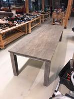 Brocante zeer zware massieve tuintafel eettafel 100x300 cm, Huis en Inrichting, Tafels | Eettafels, Ophalen, X, 200 cm of meer