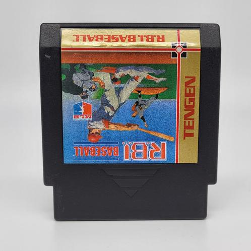 Tengen R.B.I. Baseball - Nintendo NES Cartridge, Spelcomputers en Games, Games | Nintendo NES, Gebruikt, Sport, 1 speler, Vanaf 3 jaar