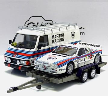 1:18 Pack Fiat 242 Lancia 037 GR.B #1 Rallye Monte Carlo beschikbaar voor biedingen