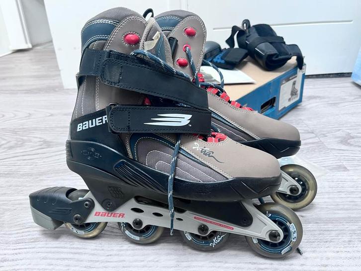 Bauer Heren Skeelers - Maat verstelbaar, Sport en Fitness, Skeelers, Gebruikt, Inline skates 4 wielen, Bauer, Heren, Verstelbaar
