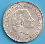(KD61): Nederland 2,5 gulden 1966, Postzegels en Munten, Munten | Nederland, Koningin Juliana, Verzenden, Zilver, Losse munt