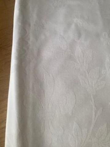 tafelkleed tafellaken damast katoen wit Nieuw beschikbaar voor biedingen