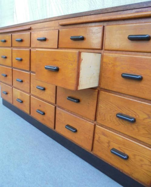 Prachtige ladekast winkelkast apothekerskast toonbank, Huis en Inrichting, Kasten | Ladekasten, Gebruikt, Minder dan 100 cm, 150 tot 200 cm