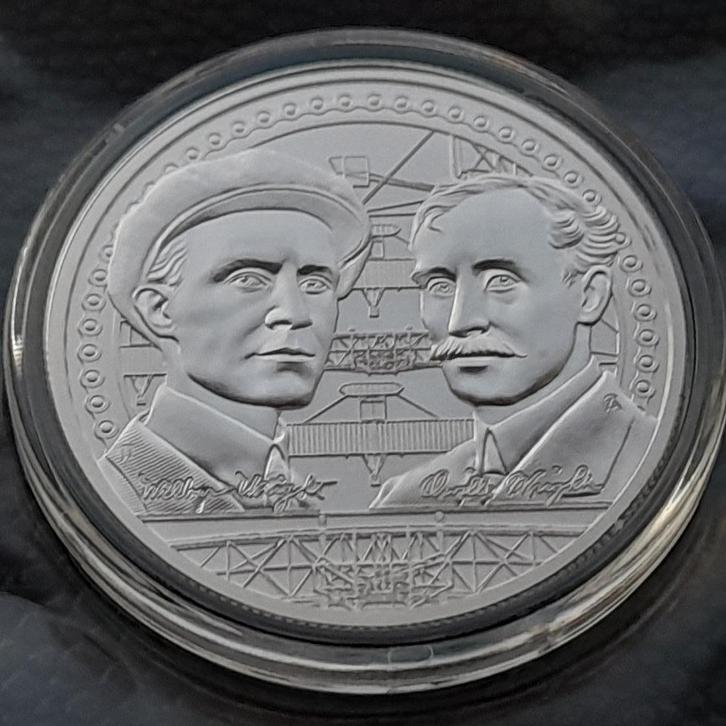 2022 Wright Brothers - 1 oz silver - Icons of Inspiration, Postzegels en Munten, Munten | Oceanië, Zilver, Ophalen of Verzenden