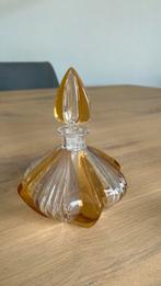 Frans kristallen toilettafel set, 2 flesjes, 1 bakje, Antiek en Kunst, Ophalen of Verzenden