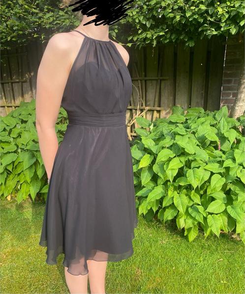 Galajurk / cocktailjurk kort mt 36 zwart, Kleding | Dames, Gelegenheidskleding, Zo goed als nieuw, Cocktailjurk, Maat 36 (S), Zwart