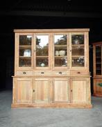 Strakke Schoolkast | Winkelkast | Teak Servieskast #2124, 200 cm of meer, Ophalen of Verzenden, 200 cm of meer, Teakhout
