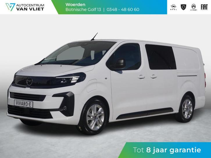 Opel Vivaro Electric 75 kWh Dubbele Cabine | 2x schuifdeur |, Auto's, Bestelauto's, Bedrijf, Te koop, ABS, Achteruitrijcamera
