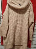 Lange Gebreide Trui XL (valt groter), H&M, Beige, Maat 46/48 (XL) of groter, Ophalen of Verzenden