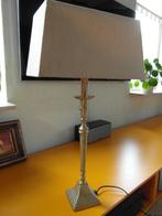 tafellamp 64 cm H metaal goud kleur + kap  Besselink Light, Huis en Inrichting, Lampen | Tafellampen, Ophalen of Verzenden, Zo goed als nieuw