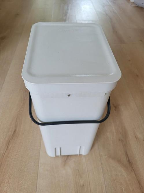 Brabantia Sort & Go vuilnisbak 16l wit, Huis en Inrichting, Woonaccessoires | Prullenbakken, Zo goed als nieuw, Kunststof, Minder dan 50 cm