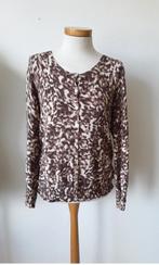 Vestje print van Les Bleus mt XL (42/44), Verzenden, Beige, Maat 42/44 (L), Zo goed als nieuw