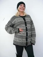 *Noors Wollen Vest / Cardigan L*, Ophalen of Verzenden, Zo goed als nieuw, Maat 42/44 (L), Zwart