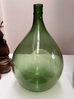 Donkergroene oude gistfles | 65 cm H, Antiek en Kunst, Ophalen