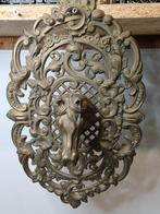Koperen Wandornament Paardenkop - 38x22,5cm / 453, Ophalen of Verzenden