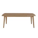 Massief acaciahouten eettafel, Huis en Inrichting, Tafels | Eettafels, Ophalen, 200 cm of meer, 50 tot 100 cm, Zo goed als nieuw