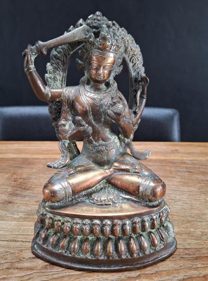 div. boeddha beeldjes brons koper messing stone buddha, Antiek en Kunst, Antiek | Koper en Brons, Brons, Ophalen of Verzenden