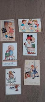 6 oude ansichtkaarten, Verzamelen, Ansichtkaarten | Themakaarten, Ophalen of Verzenden, Voor 1920, Kinderen