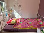 IKEA Spijlenbed / Prinsessenbed, Huis en Inrichting, Ophalen, Gebruikt, Wit, Tweepersoons