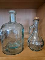Decoratieve flessen / olieflesje / vazen, Huis en Inrichting, Overige kleuren, Ophalen of Verzenden, Minder dan 50 cm, Glas