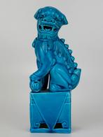 Chinese turquoise porseleinen foo hond, Ophalen of Verzenden