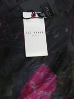 Ted Baker - Prachtige chiffon blouse maat 0/34 - Nieuw €145, Zwart, Nieuw, Ophalen of Verzenden, X