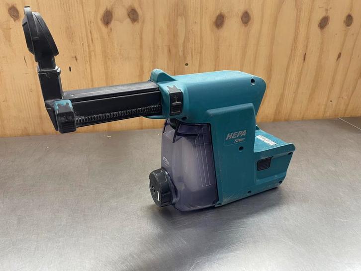 Makita Stofafzuigadapter met opvangbak DX06 hepa filter, Doe-het-zelf en Verbouw, Gereedschap | Schuurmachines, Gebruikt, Overige typen