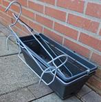 2 plastic plantenbakken met ophangsysteem, Tuin en Terras, Bloembakken en Plantenbakken, Ophalen, Kunststof, Minder dan 30 cm