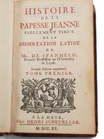 Antiquarisch: Histoire de la Papesse Jeanne en 1 andere, Antiek en Kunst, Ophalen of Verzenden, Friedrich Spanheim