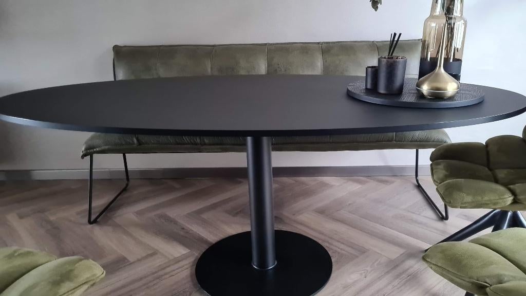 Eettafel ovaal merk kas20, Ophalen, Kunststof, 100 tot 150 cm, 200 cm of meer