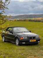 BMW 3-Serie 1.8 I 318 Cabriolet 1996 Zwart, Auto's, Achterwielaandrijving, 118 pk, 4 cilinders, Cabriolet