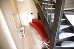 lange rode leren bank, Huis en Inrichting, Ophalen, Gebruikt, Vierpersoons of meer, Leer