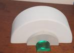 Vintage Halve Maan Wandlamp, Huis en Inrichting, Lampen | Wandlampen, Ophalen of Verzenden, Gebruikt, Metaal, Modern