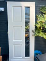 Luxe houten voordeur- 203,5 x 87,5 x 4,0 – 3-puntssluiting, Doe-het-zelf en Verbouw, Deuren en Horren, Ophalen, 80 tot 100 cm