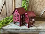NIEUW set metalen windlicht huisjes Mulberry, Ophalen of Verzenden, Nieuw