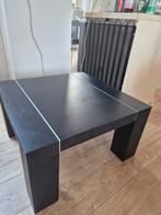 Moderne Zwarte Eettafel en salontafel, Ophalen, Gebruikt, 200 cm of meer, 50 tot 100 cm