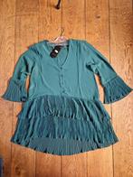nieuwe l'olive verte groene knielange tuniek blouse maat M, Maat 38/40 (M), L'olive verte, Ophalen of Verzenden, Zo goed als nieuw
