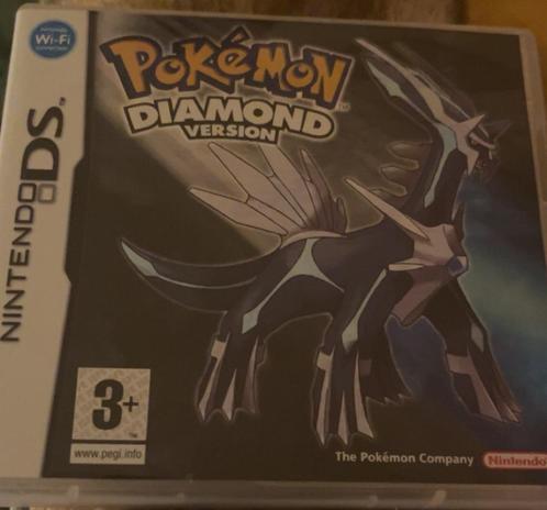 Pokémon Diamond Nintendo DS (in doos + handleiding), Spelcomputers en Games, Games | Nintendo DS, Zo goed als nieuw, Avontuur en Actie