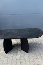 180 x 90 cm organisch zwarte eettafel, Huis en Inrichting, Tafels | Eettafels, Ophalen, 50 tot 100 cm, Ovaal, Nieuw