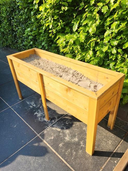 Mooie planten en/of kweekbak, Tuin en Terras, Bloembakken en Plantenbakken, Zo goed als nieuw, Hout, Rechthoekig, Ophalen