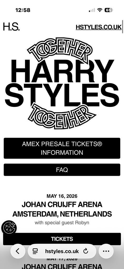 Harry styles kaartjes 2 maal vak 409 originele prijs, Tickets en Kaartjes, Evenementen en Festivals, Twee personen