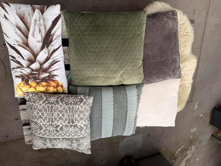 Sierkussens - Diverse Stijlen, Huis en Inrichting, Woonaccessoires | Kussens, Gebruikt, Overige kleuren, Overige vormen, Ophalen of Verzenden