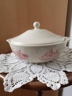 Brocante Wood & Sons Engelse dekschaal roze decor *eureka*, Ophalen of Verzenden