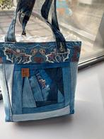 Unieke tote bag, handgemaakt upcycle denim, Ophalen of Verzenden, Zo goed als nieuw