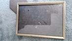 Oude retro klein zilver kleur fotolijstje bewerkte rand, Ophalen of Verzenden