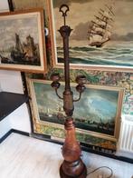 XXXL ANTIEKE ART DECO ITALIAANSE STAANDE SCHEEPS LAMP 175 CM, Ophalen