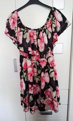 Gebloemd zomerjurkje maat XXL, Zwart, Maat 46/48 (XL) of groter, Nieuw, Ophalen of Verzenden