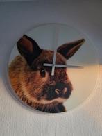 Karlsson glazen klok dwergkonijn, Ophalen of Verzenden, Wandklok